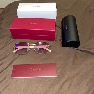 Cartier Buffalo Horn Sunglasses